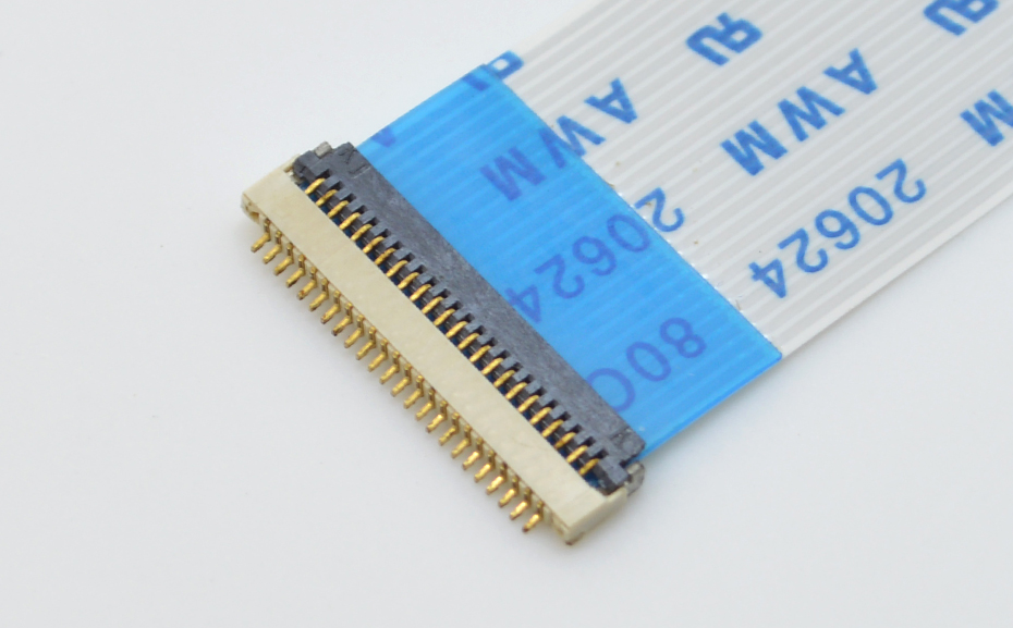 FPC/FFC扁平电缆接插件插头 软排线连接器 0.5MM 20P H1.0mm厚,91香蕉视频APP污下载