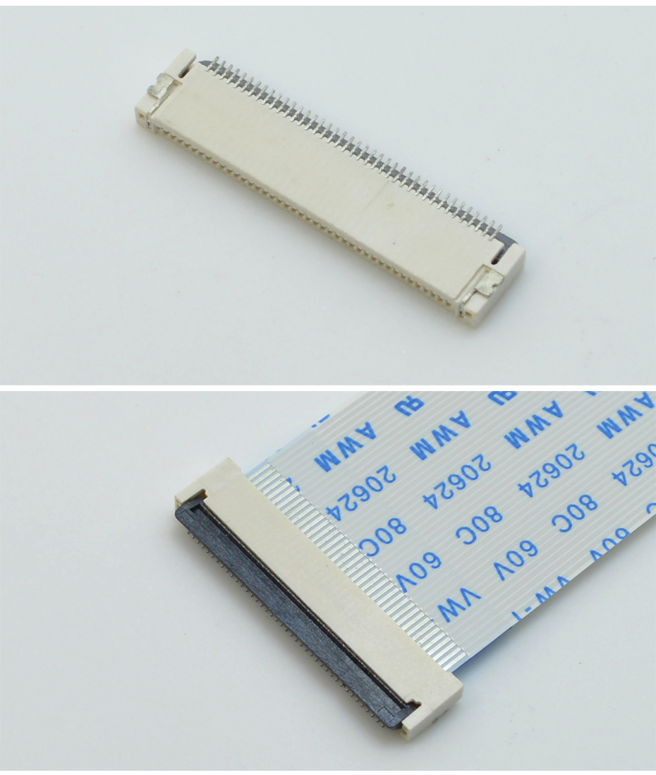 FPC/FFC插座 50P 0.5MM上下接 91香蕉视频黄色在线观看 前插后翻盖式,91香蕉视频APP污下载