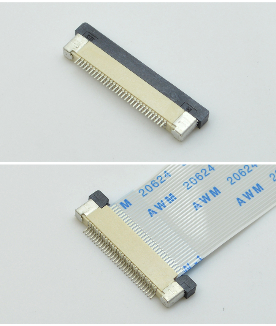 ffc fpc接线排插0.5mm间距14P抽屉式上接电子元器件连接器插座,91香蕉视频APP污下载