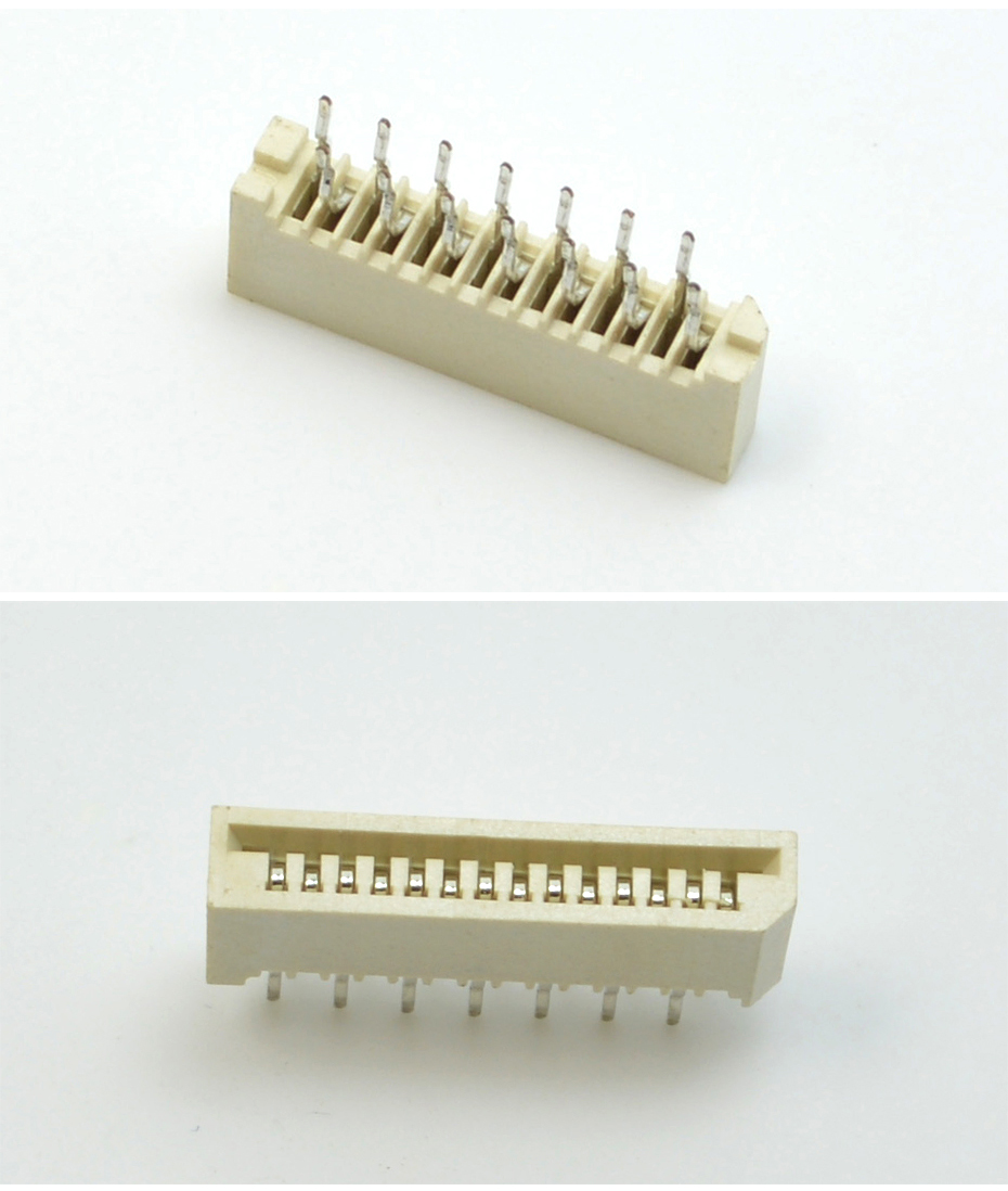 FPC/FFC连接器 1.0mm间距 单面接直插针 4P-30P 无锁插件式连接器,91香蕉视频APP污下载