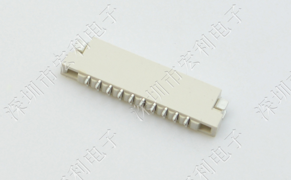 广东fpc连接器1.0mm间距 1.5H双面接触91香蕉视频软件大全插座4P/6P/7P/8P/10P/12P/18P/24P/26P-宏