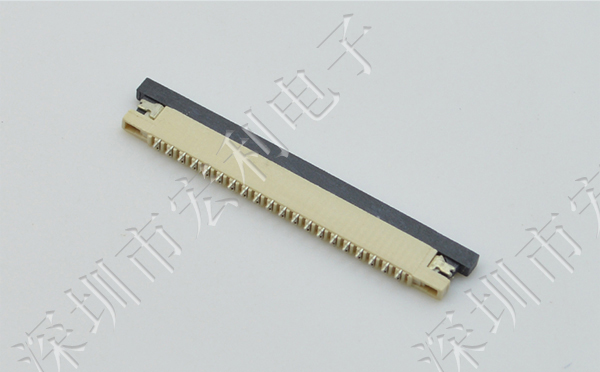 FFC软排线接插件 91香蕉视频黄色在线观看 间距1.0MM-7p 上接拉锁