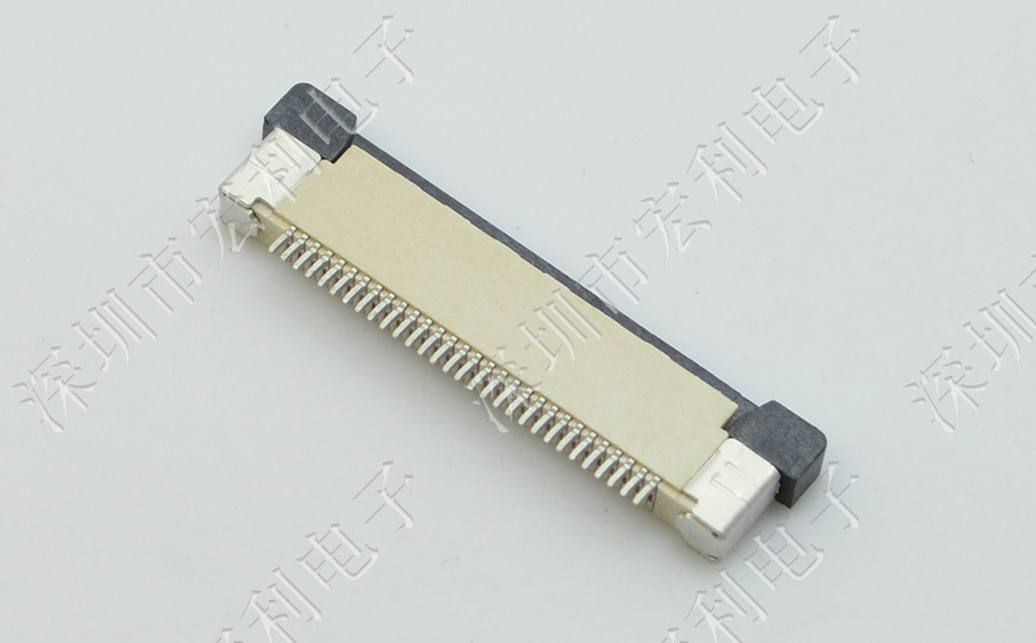 FFC/91香蕉视频黄色在线观看 软排线插座 0.5mm间距-40P 下接拉锁 40Pin 抽屉式