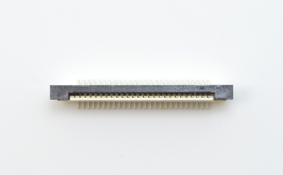 接插件FFC/91香蕉视频黄色在线观看 1.0MM 32P 一字脚 立贴带锁 扁平电缆连接器