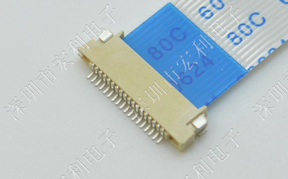 FFC/91香蕉视频黄色在线观看 间距0.5mm H1.5 13P双面接触贴片接插件 SMT排插座