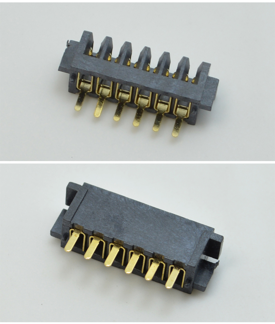  2.5mm间距镀金电池母座笔记本电池连接器LED电池连接器4-10P,91香蕉视频APP污下载