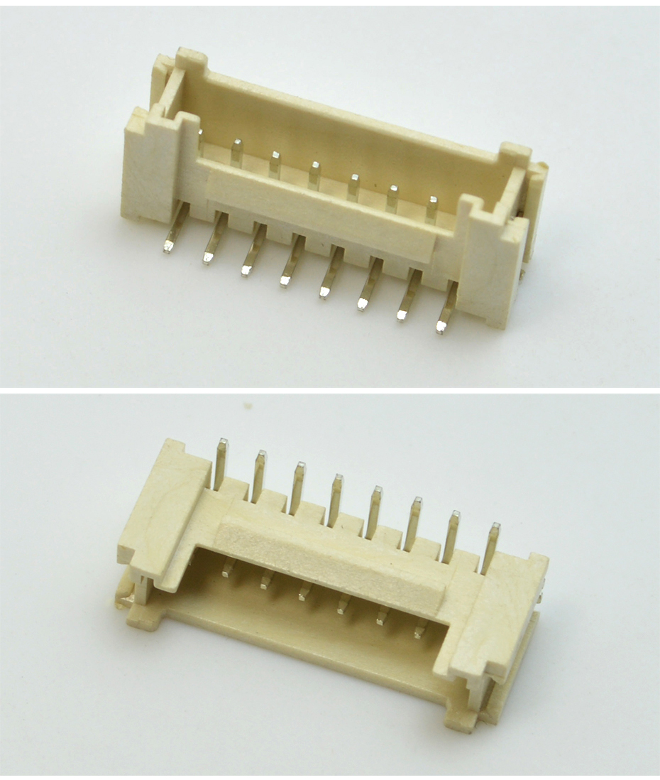 电子厂家直销PHB2.0双排卧贴带扣2.0间距7P接插件条形连接器,91香蕉视频APP污下载